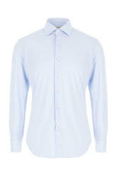 Camicia in nylon stretch azzurro -  | Wise