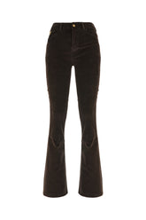 Dark brown corduroy jeans -  | Wise