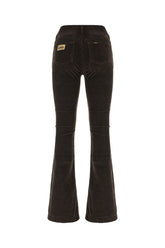 Dark brown corduroy jeans -  | Wise