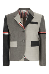 Multicolor wool blazer -  | Wise