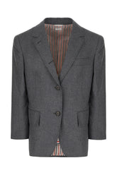Grey wool blazer -  | Wise