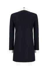 Navy blue wool dress -  | Wise