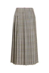 Printed silk skirt -  | Wise