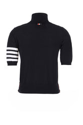 Midnight blue wool blend sweater -  | Wise