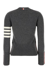 Dark grey cashmere cardigan -  | Wise