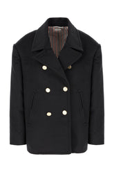 Cappotto in lana blu notte -  | Wise