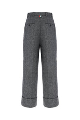 Pantalone in lana grigio melangé -  | Wise