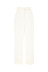 White cotton pants -  | Wise