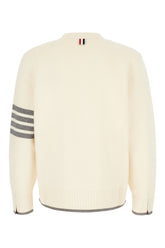 Ivory wool cardigan -  | Wise