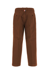 Brown cotton pants -  | Wise