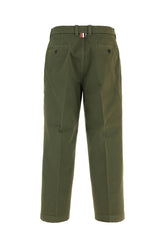 Green cotton pants -  | Wise