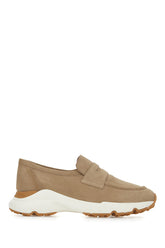 Cappuccino suede loafers -  | Wise