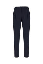 Midnight blue wool pants -  | Wise