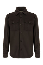 Camicia in lana testa di moro -  | Wise