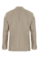 Embroidered wool blend blazer -  | Wise