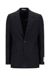 Midnight blue stretch wool suit -  | Wise