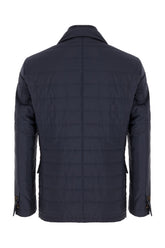 Navy blue polyester padded jacket -  | Wise