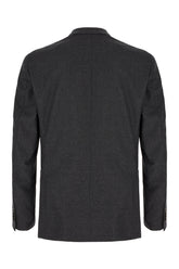Slate wool blend blazer -  | Wise