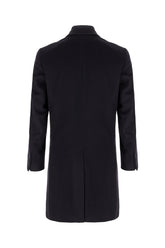 Cappotto in misto cashmere blu notte -  | Wise