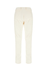 Ivory stretch cotton pants -  | Wise