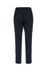 Midnight blue stretch wool pants -  | Wise