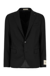Black stretch wool suit -  | Wise