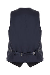 Midnight blue wool vest -  | Wise