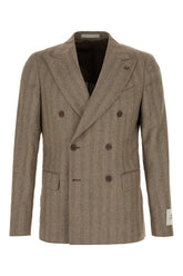 Embroidered wool blazer -  | Wise
