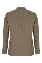 Embroidered wool blazer -  | Wise
