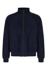 Giubbino in pelle scamosciata nera -  | Wise