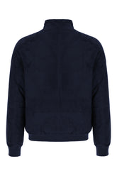 Giubbino in pelle scamosciata nera -  | Wise