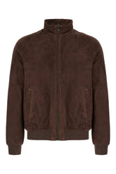 Giubbino in pelle scamosciata cioccolato -  | Wise