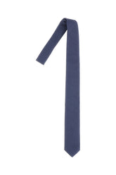Embroidered silk blend tie -  | Wise