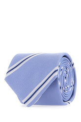 Embroidered silk tie -  | Wise