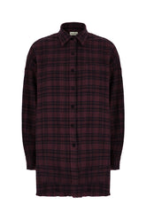 Embroidered cotton blend shirt -  | Wise