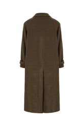 Embroidered wool blend coat -  | Wise