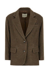 Embroidered wool blend blazer -  | Wise
