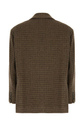 Embroidered wool blend blazer -  | Wise