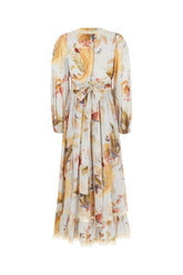 Printed cotton Ascension Frill dress -  | Wise