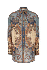 Printed silk Ascension blouse -  | Wise
