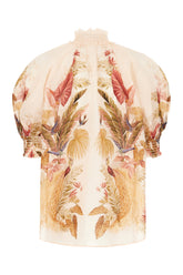Printed ramie Ascension blouse -  | Wise