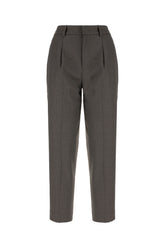 Graphite stretch wool blend pants -  | Wise