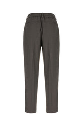 Graphite stretch wool blend pants -  | Wise