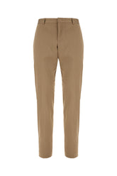 Pantalone in misto poliestere stretch cammello -  | Wise