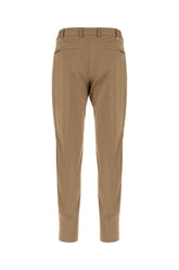 Pantalone in misto poliestere stretch cammello -  | Wise