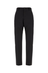 Black stretch wool pants -  | Wise