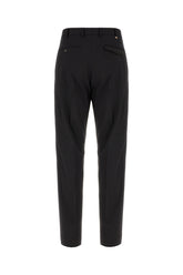 Black stretch wool pants -  | Wise