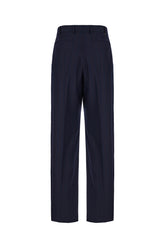 Pantalone in lana stretch ricamato -  | Wise