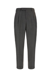 Embroidered wool pants -  | Wise