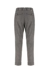 Embroidered stretch wool blend pants -  | Wise
